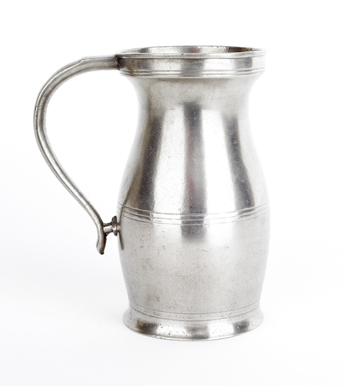 New York pewter measure bearing the