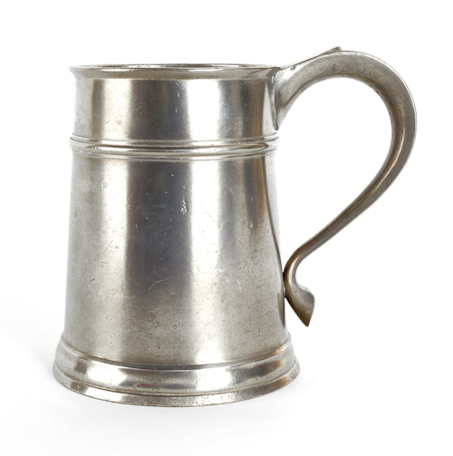 New York pewter mug ca. 1775