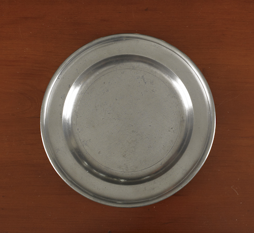 New York pewter plate ca. 1780