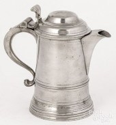 NEW YORK PEWTER QUART FLAGON,