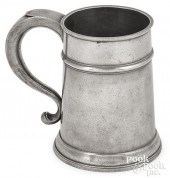 NEW YORK PEWTER QUART MUG, CA.