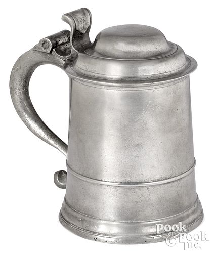 NEW YORK PEWTER TANKARD, CA.