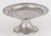 NEW YORK PEWTER TAZZA, CA. 184