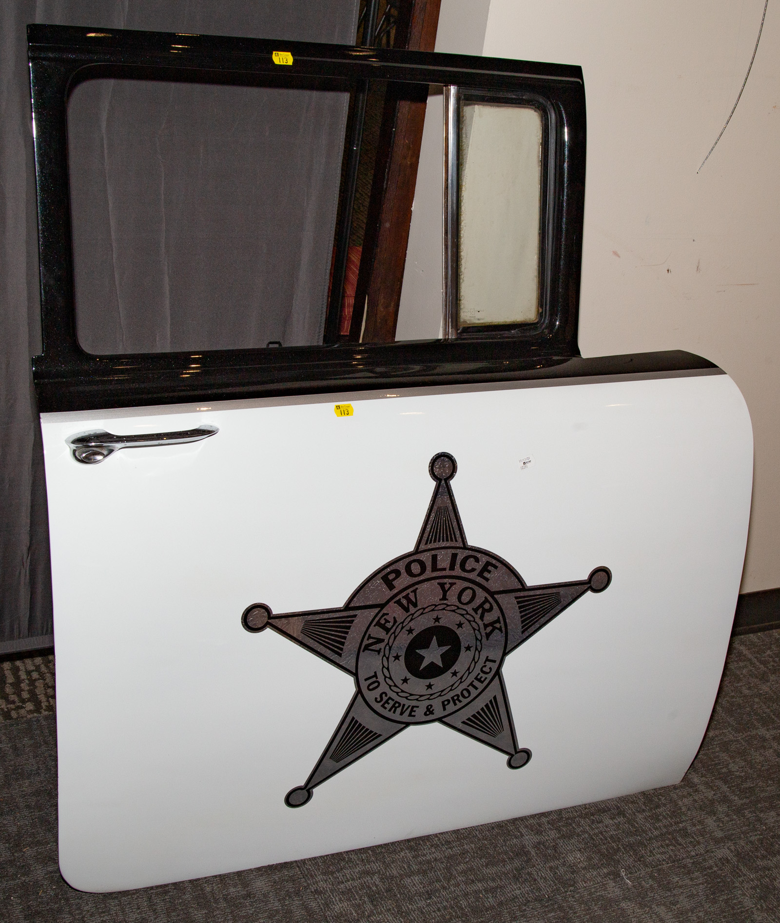 NEW YORK POLICE PATROL CAR DOOR
