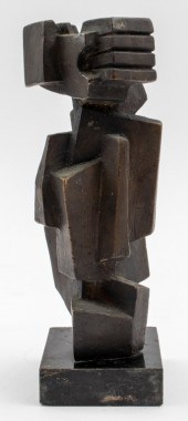 NEW YORK SCHOOL ABSTRACT BRONZ
