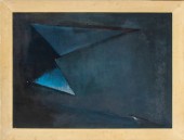 NEW YORK SCHOOL BLUE ABSTRACTI