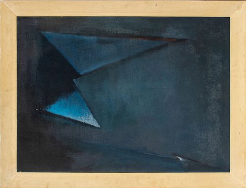NEW YORK SCHOOL BLUE ABSTRACTION