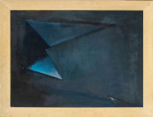 NEW YORK SCHOOL BLUE ABSTRACTI