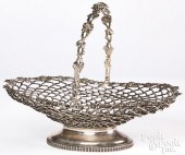 NEW YORK SILVER WIREWORK BASKE