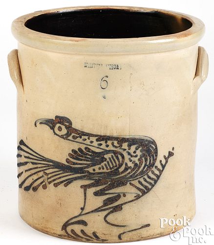 NEW YORK SIX-GALLON STONEWARE