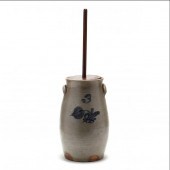 NEW YORK STONEWARE CHURN STAMP