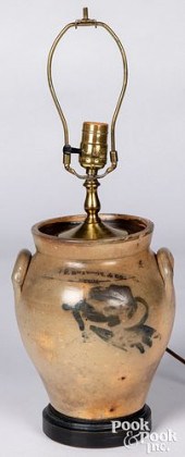 NEW YORK STONEWARE CROCK, 19TH