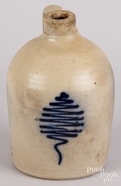 NEW YORK STONEWARE JUG, 19TH C