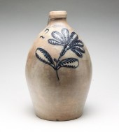 NEW YORK STONEWARE JUG. Ca. 18