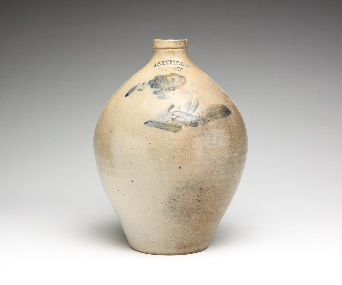 NEW YORK STONEWARE JUG. Mid 19th