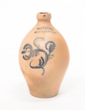 NEW YORK STONEWARE JUG. Second