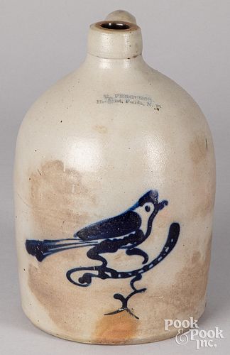 NEW YORK STONEWARE MERCHANT JUG,
