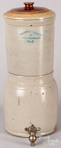 NEW YORK STONEWARE WATER FILTER,