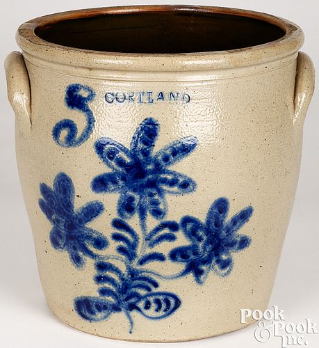 NEW YORK THREE-GALLON STONEWARE