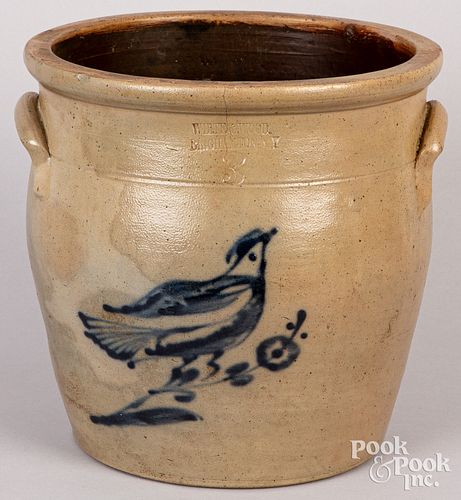 NEW YORK THREE-GALLON STONEWARE