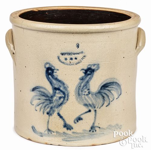 NEW YORK THREE-GALLON STONEWARE