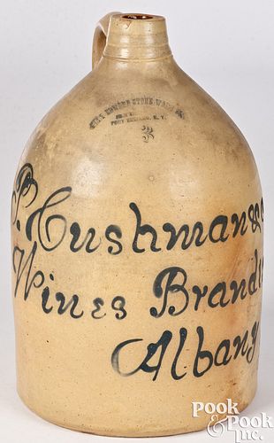 NEW YORK THREE-GALLON STONEWARE