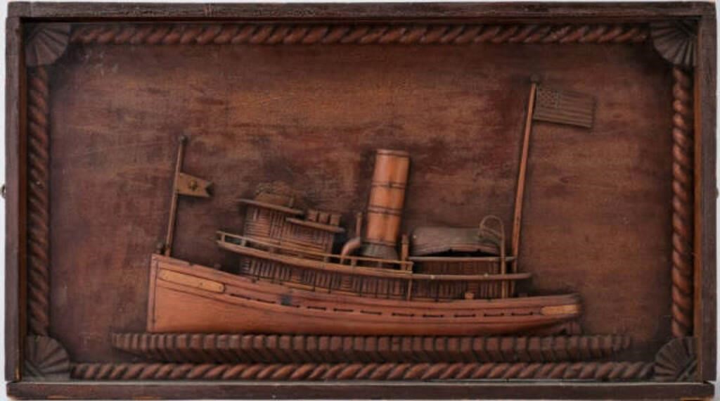NEW YORK TUG DIORAMAA diorama in
