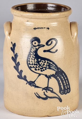 NEW YORK TWO GALLON STONEWARE
