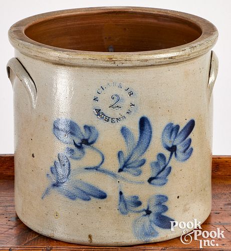 NEW YORK TWO GALLON STONEWARE