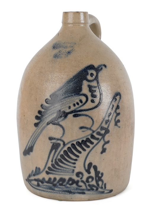 New York two-gallon stoneware jug