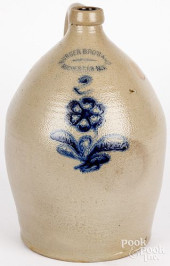 NEW YORK TWO-GALLON STONEWARE