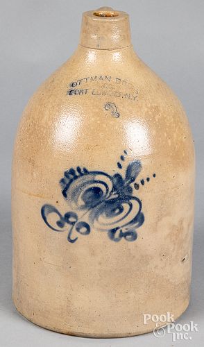 NEW YORK TWO-GALLON STONEWARE
