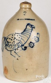 NEW YORK TWO-GALLON STONEWARE