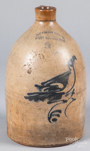 NEW YORK TWO-GALLON STONEWARE
