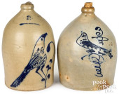 NEW YORK TWO-GALLON STONEWARE