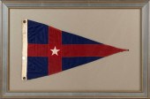 NEW YORK YACHT CLUB BURGEE EAR