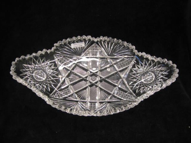 Newark Cut Glass Ice Cream Tray
