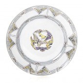 Newcomb College decorated plat