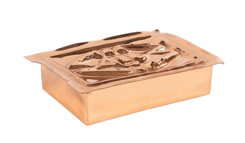 NEWCOMB COLLEGE HAMMERED COPPER