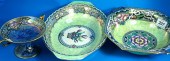Newhall lustre dish decorated
