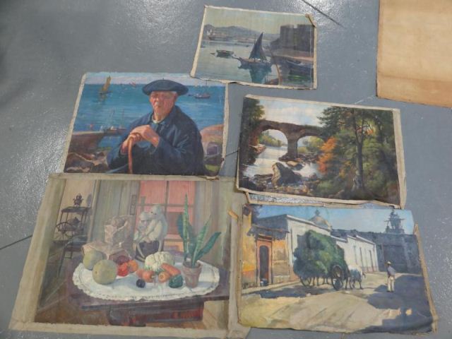 NEWMAN Joseph. 5 Oils on