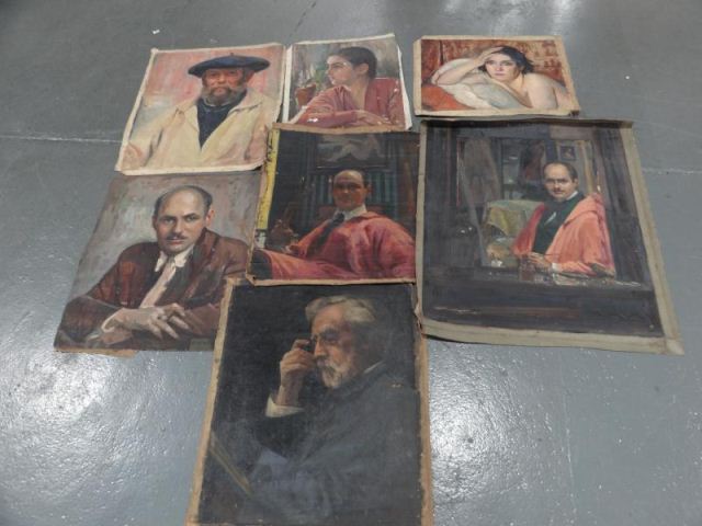 NEWMAN Joseph. 7 Oils on Canvas.6