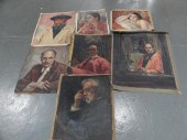 NEWMAN Joseph. 7 Oils on Canva