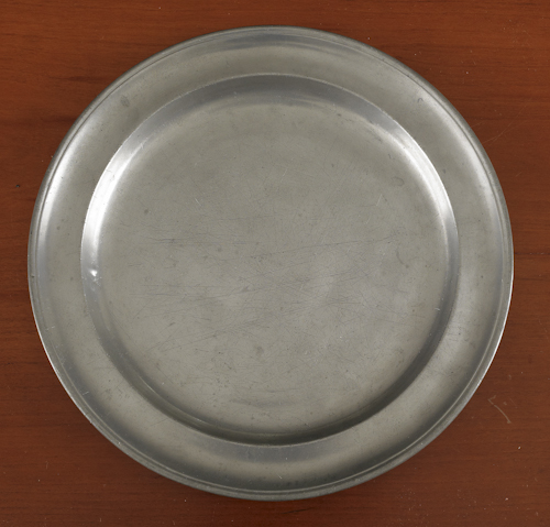 Newport Rhode Island pewter plate