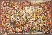 NEWSOM OIL ON CANVAS, ABSTRACT