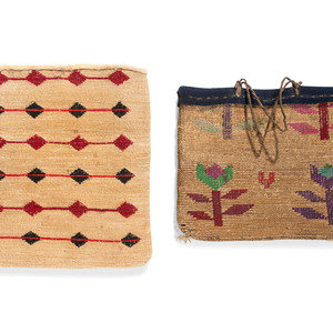 Nez Perce Corn Husk Bags early 20th