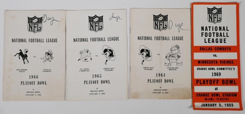 NFL 1964 1969 PRESS GUIDES