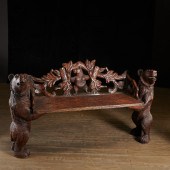NICE BLACK FOREST CARVED BEAR