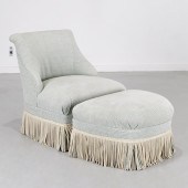 NICE CUSTOM UPHOLSTERED CLUB C