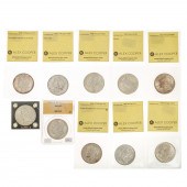 NICE GROUP OF 10 MORGAN & PEAC